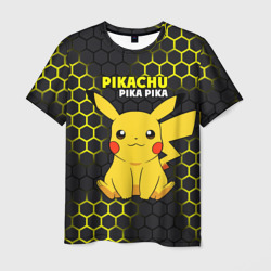 Мужская футболка 3D Pikachu Pika Pika