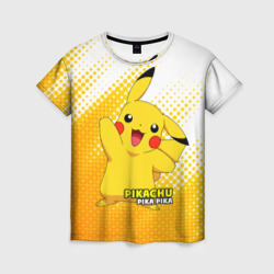 Женская футболка 3D Pikachu Pika-Pika