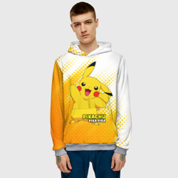 Мужская толстовка 3D Pikachu Pika-Pika - фото 2