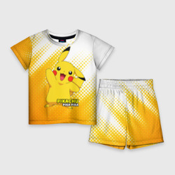 Детский костюм с шортами 3D Pikachu Pika-Pika
