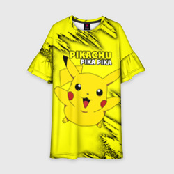 Детское платье 3D Pikachu Pika Pika