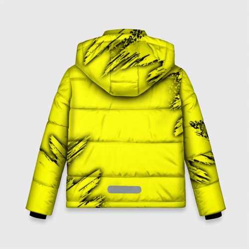 Зимняя куртка для мальчиков 3D с принтом Pikachu Pika Pika, вид сзади #1