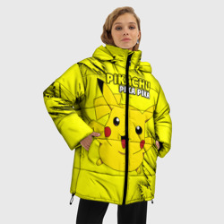 Женская зимняя куртка Oversize Pikachu Pika Pika - фото 2