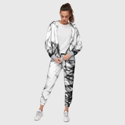 Женский костюм 3D Черный Клевер объятый огнем - фото 2