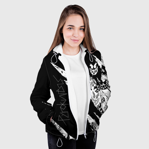 Женская куртка 3D Pyrokinesis, цвет белый - фото 4
