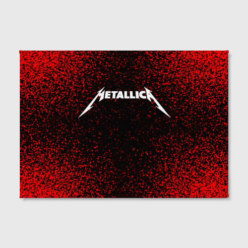 Холст прямоугольный Metallica., цвет 3D печать - фото 2