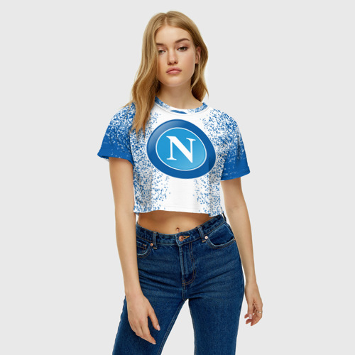 Женская футболка Crop-top 3D NAPOLI. - фото 4