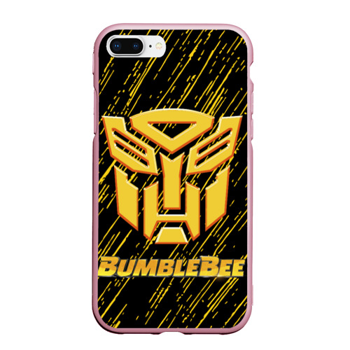 Чехол для iPhone 7Plus/8 Plus матовый Bumblebee., цвет розовый