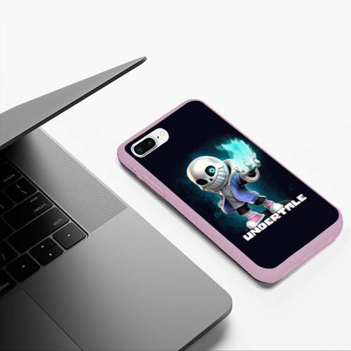 Чехол для iPhone 7Plus/8 Plus матовый Undertale, цвет розовый - фото 5