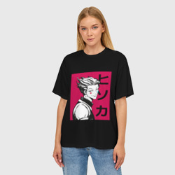 Женская футболка oversize 3D Ухмылка Хисоки Мороу - фото 2