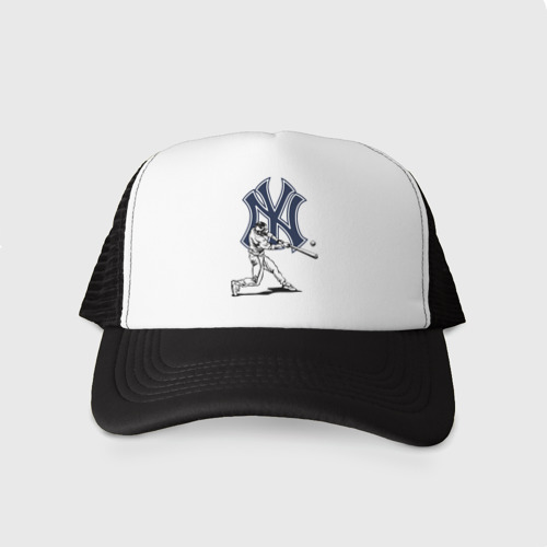 Кепка тракер с сеткой New York Yankees - baseball team, цвет черный