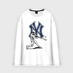 Мужской лонгслив oversize хлопок New York Yankees - baseball team