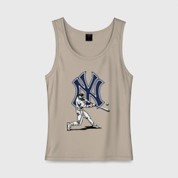 Женская майка хлопок New York Yankees - baseball team