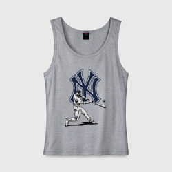 Женская майка хлопок New York Yankees - baseball team