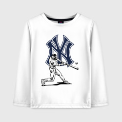 Детский лонгслив хлопок New York Yankees - baseball team