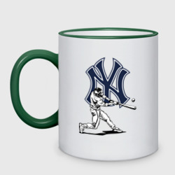 Кружка двухцветная New York Yankees - baseball team