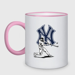 Кружка двухцветная New York Yankees - baseball team