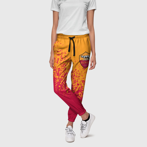 Женские брюки 3D с принтом ROMA, фото на моделе #1