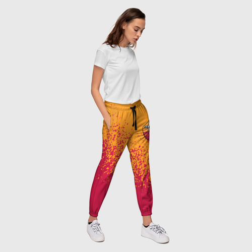 Женские брюки 3D с принтом ROMA, вид сбоку #3