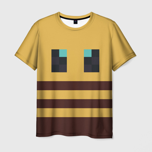 Мужская футболка 3D Minecraft Bee, цвет 3D печать
