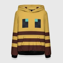 Женская толстовка 3D Minecraft Bee