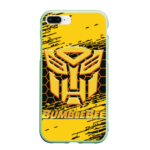 Чехол для iPhone 7Plus/8 Plus матовый Bumblebee, цвет салатовый