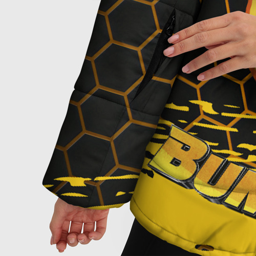 Женская зимняя куртка Oversize Bumblebee, цвет красный - фото 6