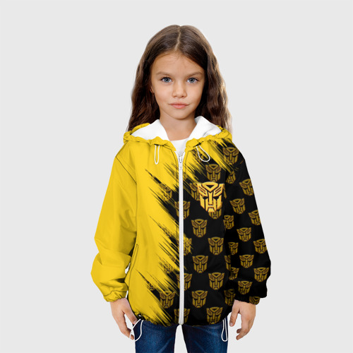 Детская куртка 3D Bumblebee., цвет белый - фото 4