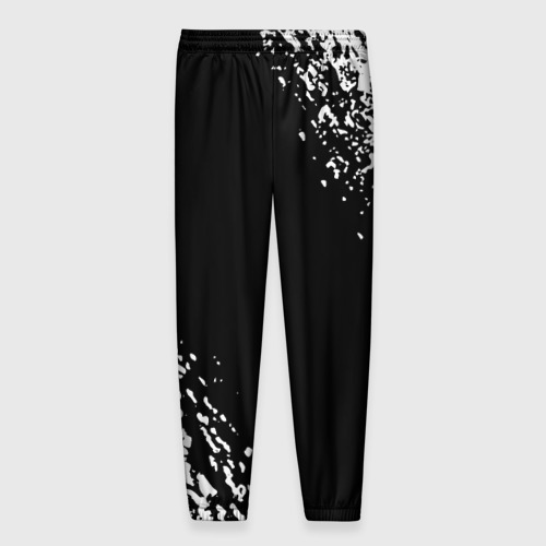 Мужские брюки 3D Клевер с диагональной черной полосой, цвет 3D печать - фото 2