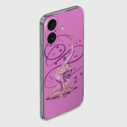 Чехол для iPhone 16 силиконовый с защитой камеры Rhythmic Gymnastics - фото 2