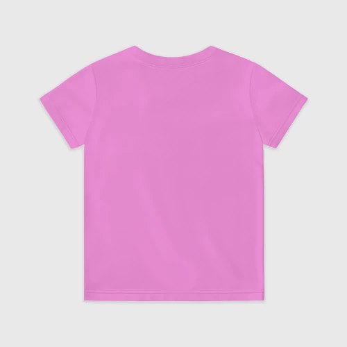 Детская футболка 3D с принтом Rhythmic Gymnastics, вид сзади #1