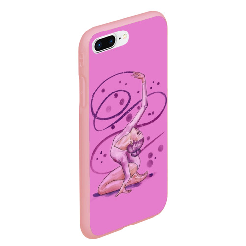 Чехол для iPhone 7Plus/8 Plus матовый Rhythmic Gymnastics, цвет баблгам - фото 3
