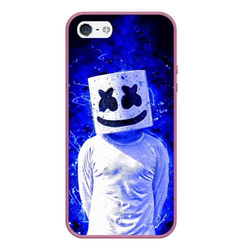 Чехол для iPhone 5/5S матовый MARSHMELLO, цвет розовый