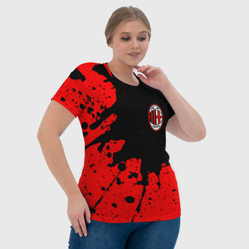 Женская футболка 3D AC MILAN / МИЛАН - фото 6