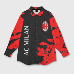 Мужская рубашка oversize 3D AC Milan Милан