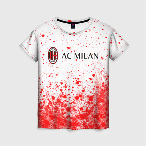 Женская футболка 3D AC MILAN / МИЛАН