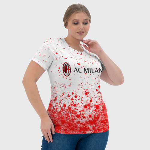 Женская футболка 3D AC MILAN / МИЛАН - фото 6