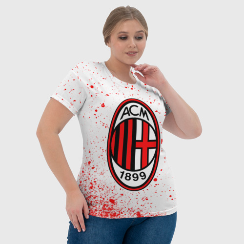 Женская футболка 3D AC MILAN / МИЛАН - фото 6