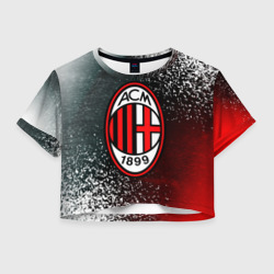 Женская футболка Crop-top 3D AC Milan Милан