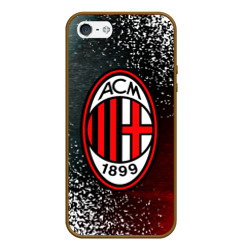 Чехол для iPhone 5/5S матовый AC Milan Милан