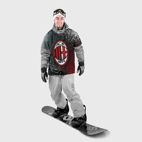 Накидка на куртку 3D AC Milan Милан, цвет 3D печать - фото 3