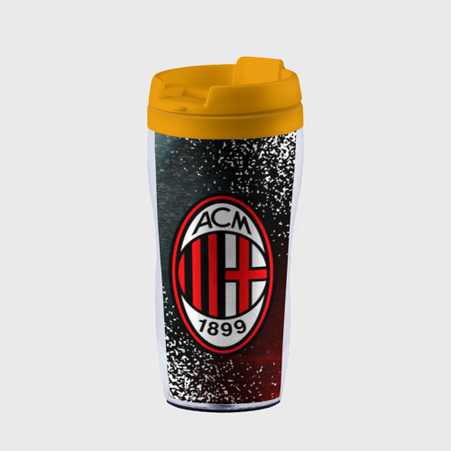 Термокружка-непроливайка AC Milan Милан, цвет желтый
