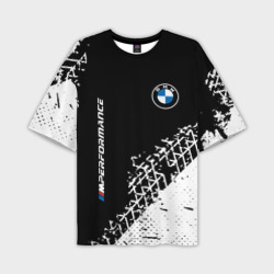 Мужская футболка oversize 3D BMW БМВ