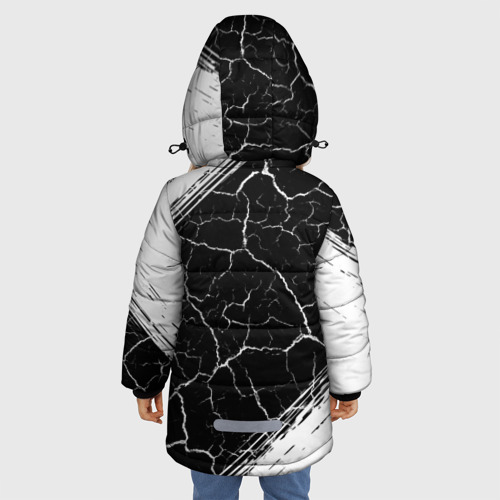 Зимняя куртка для девочек 3D с принтом Directed by Robert b Weide, вид сзади #2