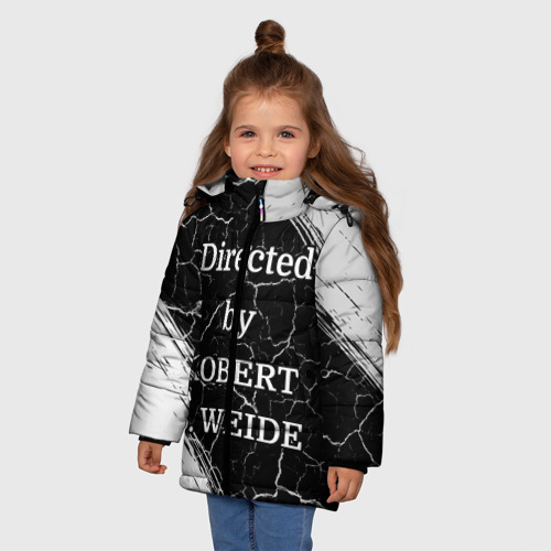 Зимняя куртка для девочек 3D с принтом Directed by Robert b Weide, фото на моделе #1