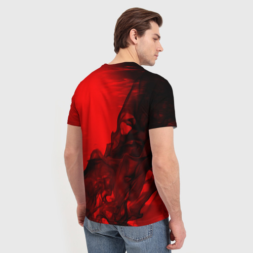 Мужская футболка 3D с принтом КОРОЛЬ И ШУТ, вид сзади #2