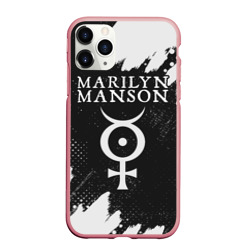 Чехол для iPhone 11 Pro Max матовый Marilyn Manson м. Мэнсон