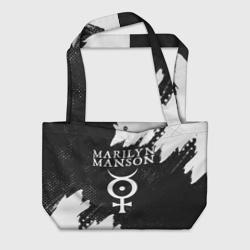 Пляжная сумка 3D Marilyn Manson м. Мэнсон
