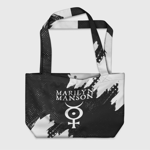 Пляжная сумка 3D Marilyn Manson м. Мэнсон