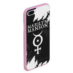 Чехол для iPhone 7Plus/8 Plus матовый Marilyn Manson м. Мэнсон - фото 2